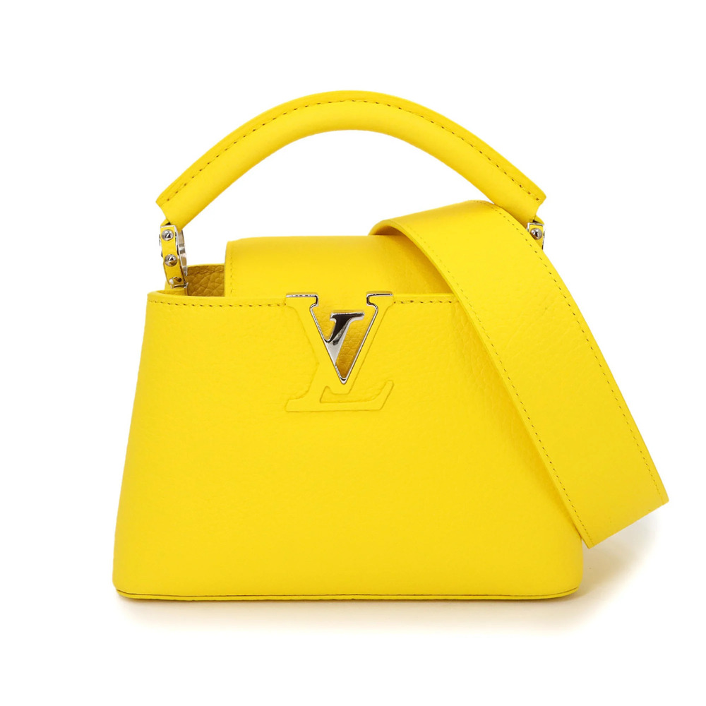 Louis Vuitton Capucines MINI 2-way Hand/Shoulder Handbag, Taurillon Leather, ...